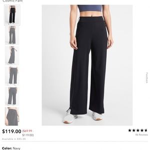 Athleta cosmic pants xs black